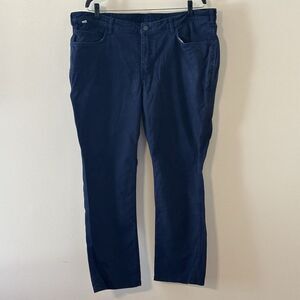 Carhartt Blue Work Pants Womens FR Canvas Relaxed 105015 Sz 18 Short‎